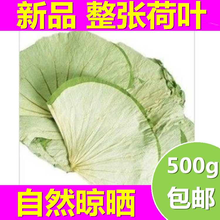 2021 Honghu dry lotus leaf whole 500 grams of home-grown lotus leaf tea slices pure natural tea lotus leaf chicken