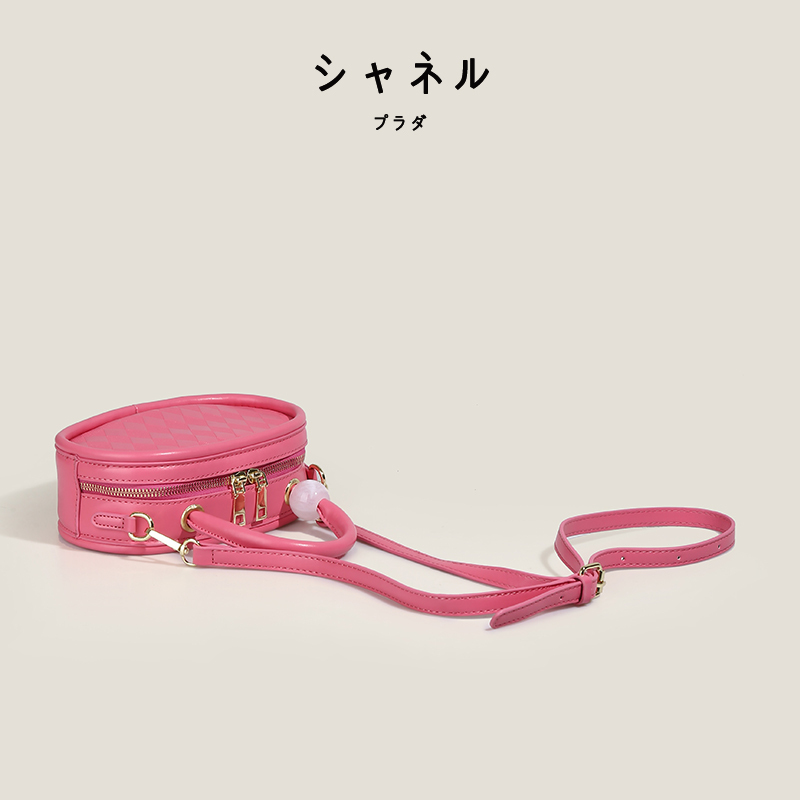 Fecki Genuine 2025 Spring/Summer New High-Quality Trendy Versatile Handbag Small Round Bag Niche Crossbody Bag Trendy Fecki Genuine 2025 Spring/Summer New High-Quality Trendy Versatile Handbag Small Round Bag Niche Crossbody Bag Trendy