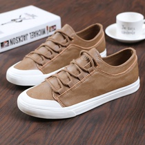 Mens shoes mens leather waterproof Joker shoes 2020 Spring New Korean tide sports casual mens shoes