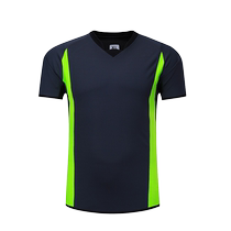 Slim fit referee uniform basketball game referee uniform short-sleeved T-shirt top custom printed number