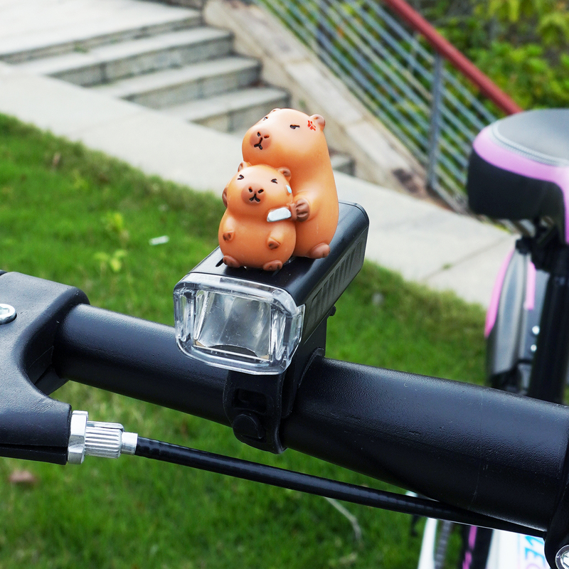 Bicycle Light, Mountain Bike Headlight, Night Riding Flashlight, Cycling Equipment, Capybara Doll Accessories, Universal