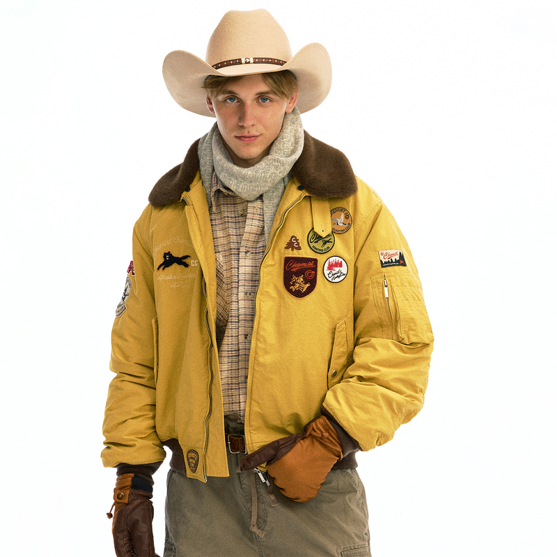 Chemical Products Alaska Hunter Fur Collar Icefield B-15 Jacket J4_Dgy/_B-15Jacket