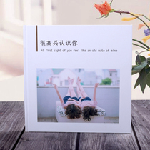  Birthday gift for boyfriend anniversary couple commemorative album Best friend album custom handmade diy photo book production
