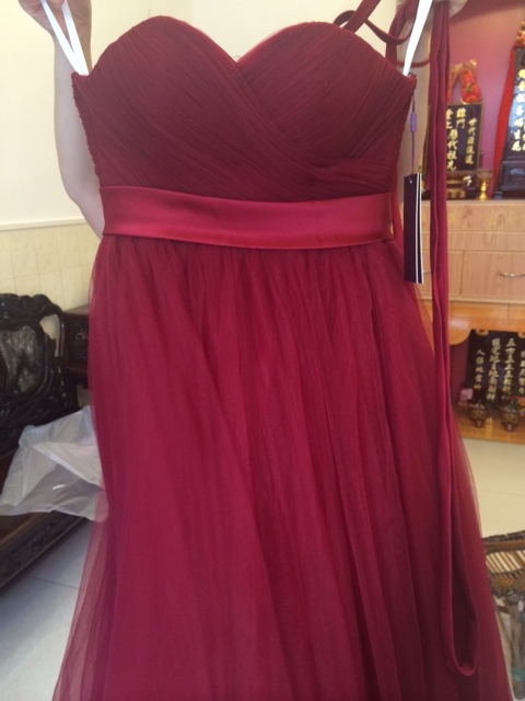  Korean minimalist wine red+XXS  