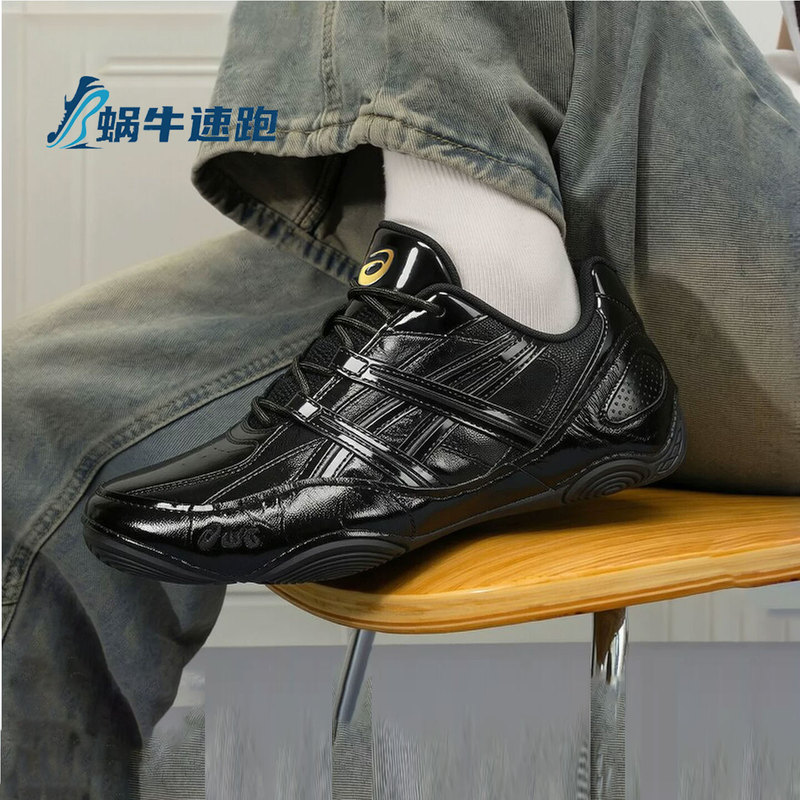 Asics Retro Training Shoes Hypersync Men's Shoes Black Warrior Thin-Soled Shoes Casual Shoes 1203B068