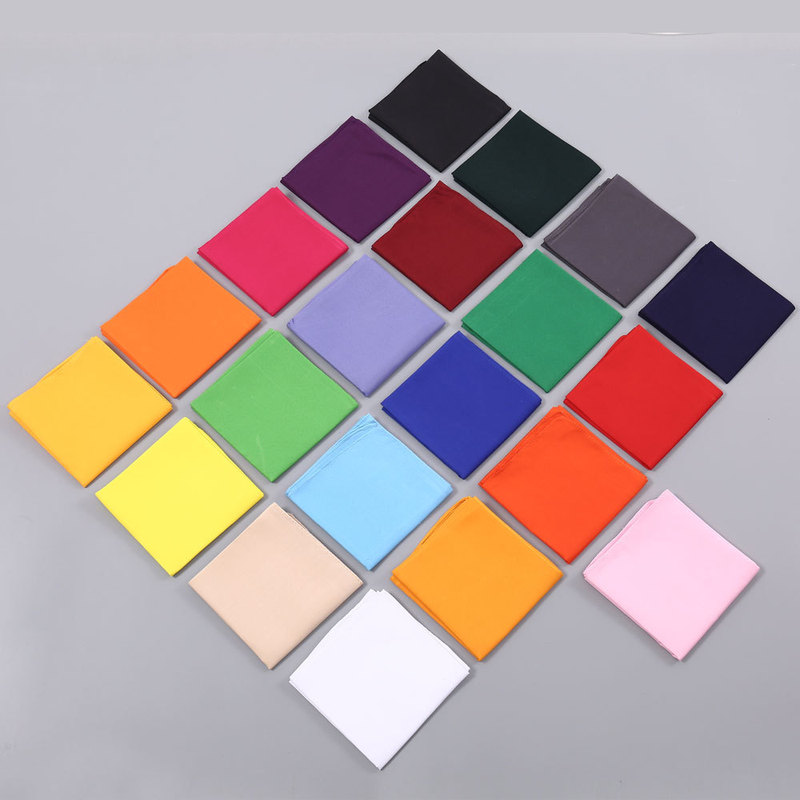 Unisex Solid Color Square Scarf, Multifunctional Decorative Plain Headscarf, Hip-Hop Style Decorative Belt, Ponytail Headband