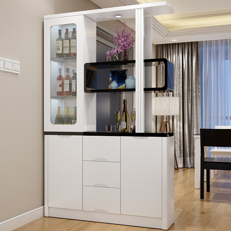 Double-sided inlet door closet cabinet shoe cabinet in the inlet living room modern simple partition cabinet decoration screen