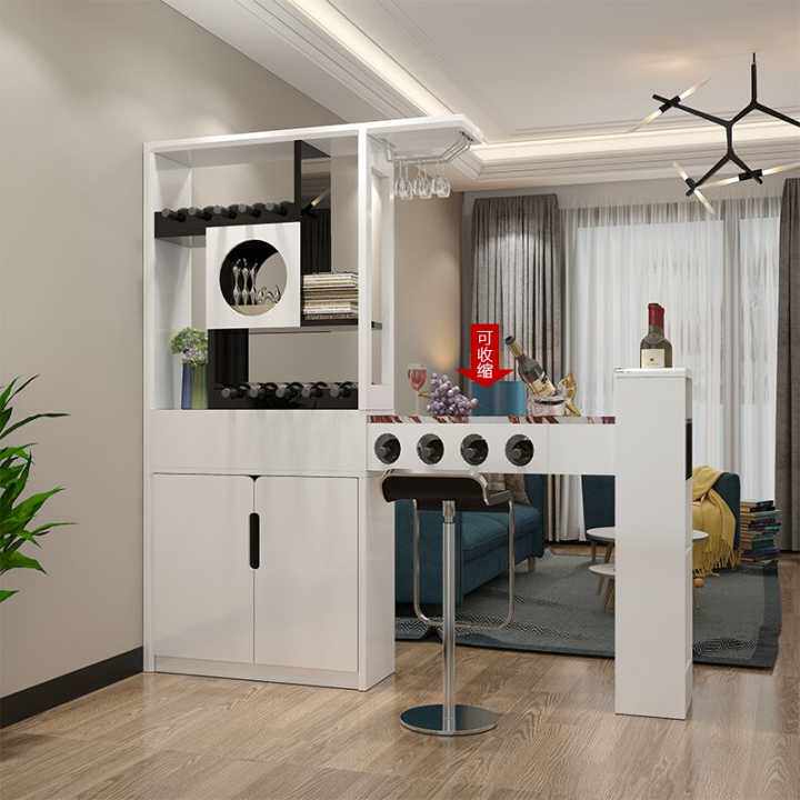 Modern minimalist home living room paint bar wine cabinet screen hall cabinet screen porch partition cabinet against the wall bar