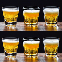 Creative glass bar ktv beer cup thickened tempered star anise cup Teacup Spirits cup Whisky cup