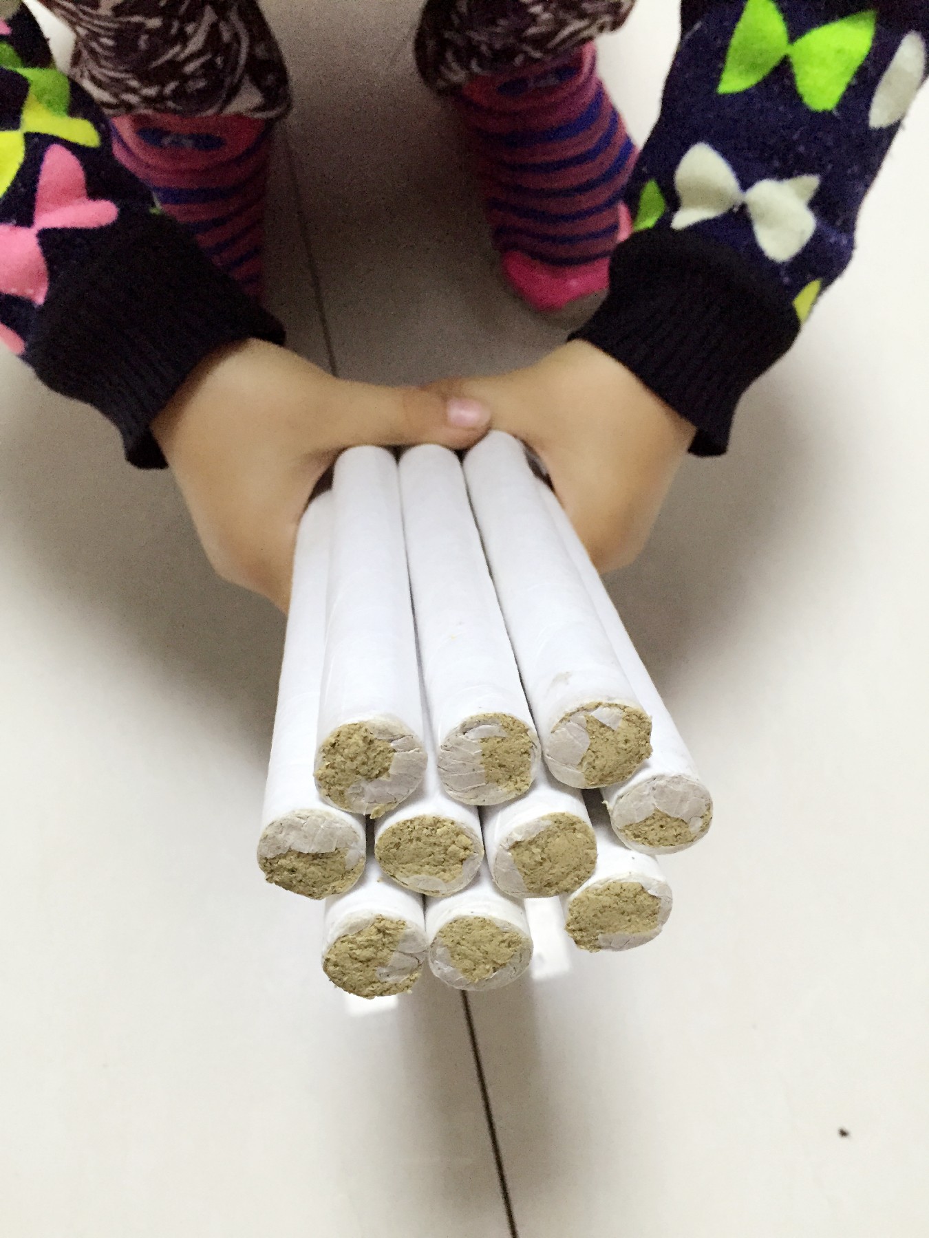 Pure handmade authentic five-year Chen Ai bar 60:1 wild Qi Ai bar 30 pieces a bundle of burn-resistant smoke is small and not choking