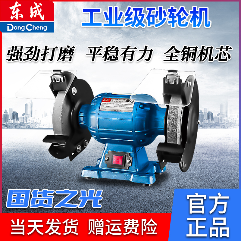 East Chengdu desktop grinding machine S1E125 150200 grinding stone machine sharpening industrial grade vertical small grinding machine