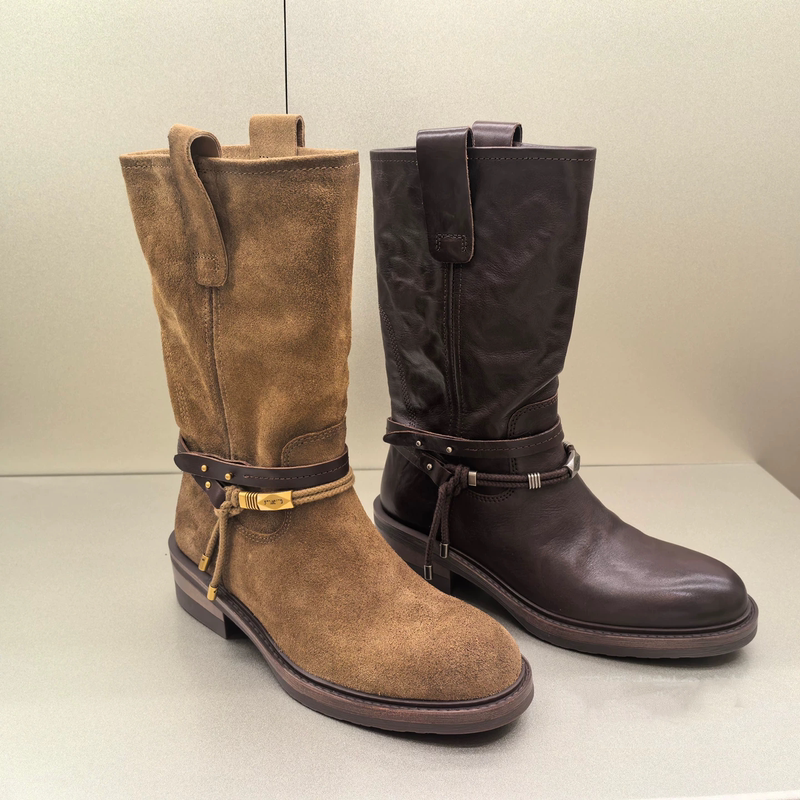Same Style as in the Mall, 2026 Autumn and Winter New Style Wandering Cowboy Mid-Calf Boots, Western Cowboy Boots, Fashion Boots, Women's Boots Enu01 Same Style as in the Mall, 2026 Autumn and Winter New Style Wandering Cowboy Mid-Calf Boots, Western Cowboy Boots, Fashion Boots, Women's Boots Enu01