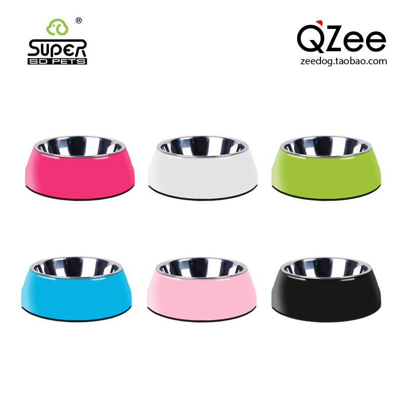 QZee Hupper SUPER pet bowl small, medium and large dog food bowl golden retriever corgi method bucket water bowl dog bowl cat bowl