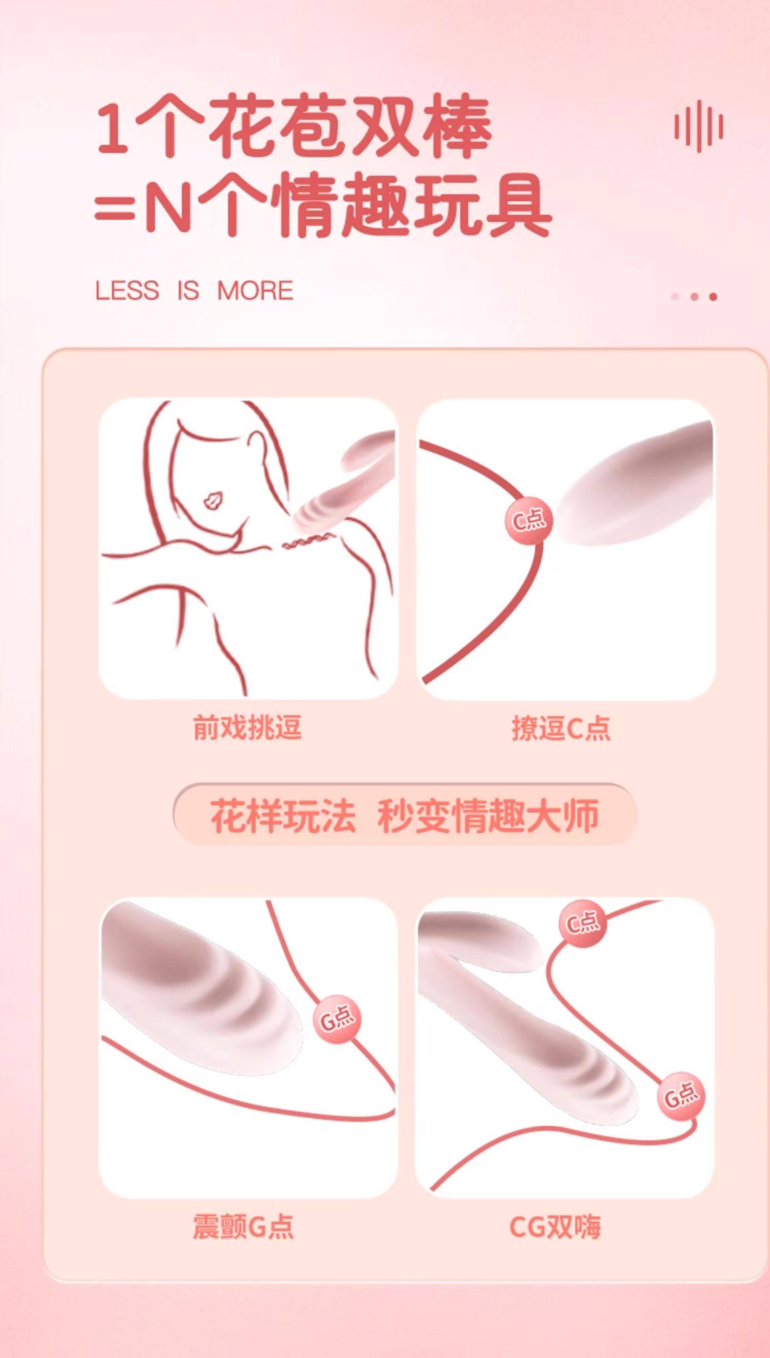 【中国直邮】 第六感 震动棒女性专用自慰器成人玩具情趣女用品阴蒂g点高潮神器 1个装