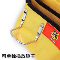Plastic portable bucket waist construction worker nail box worker decoration tile mini waist bag bucket nail tool waist bag carpenter box waist