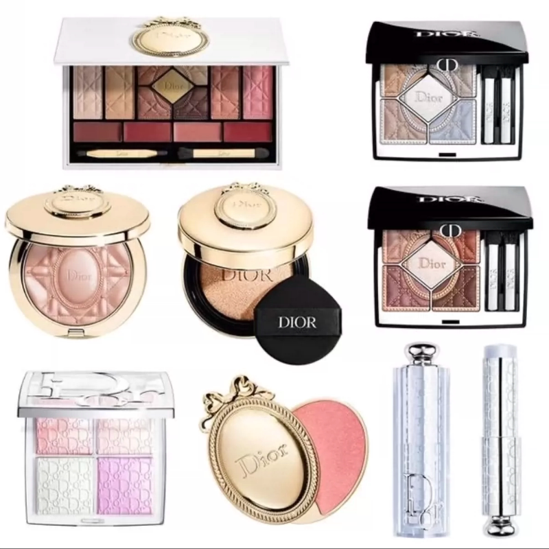  Free Shipping｜Dior 2026 Christmas Eyeshadow Highlighter Cushion Case Lipstick 001 Highlighter Stick