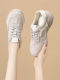 2026 Spring New Women's White Sneakers Autumn Versatile Retro German Training Shoes Flat Lace-Up Sports Casual Shoes