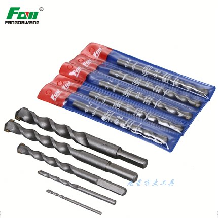 Impact drill bit Fang King electric drill concrete cement wall alloy tungsten steel tile drill bit triangle handle