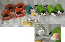 KFC Toys 1998 Warner Stars Looney Tunes Bugs Bunny Big Bad Cat Daffy Duck Sold individually