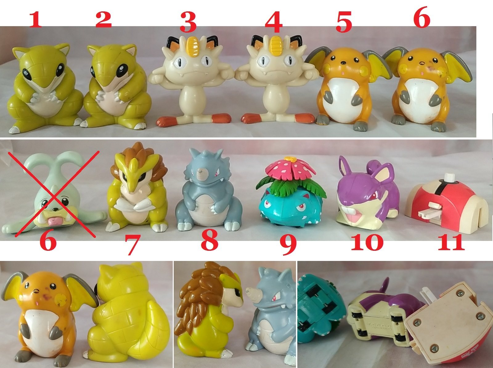 Kenderky KFC Toys 2000 Genie Treasure Dreams Wonder Baby Shells Car Stereo Jigsaw loose pieces