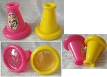 KFC toys early Kiki kaleidoscope plastic childrens toy defective pink yellow packaged