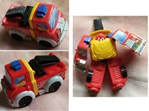 KFC Toys 2014 Qiqi League Transformers League of Transformers Fire Truck