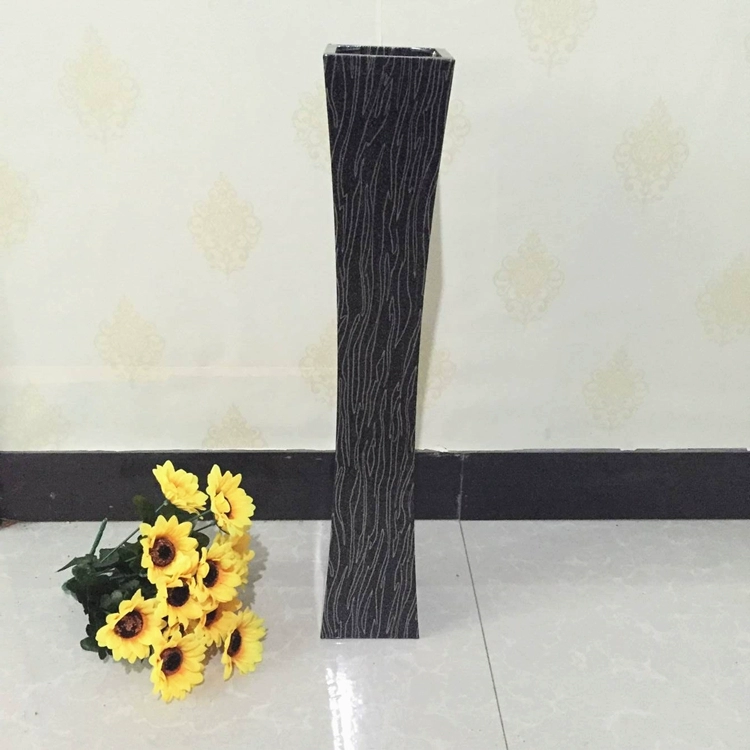 Phong cách tối giản hiện đại phòng khách sàn bình hoa khô hoa nhân tạo cắm hoa Bình gỗ - Vase / Bồn hoa & Kệ bình cắm hoa gốm sứ