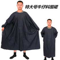 Extra large denim anti-wearing coat coat coat thick dirty dirty factory enterprise electric welding spray paint bFsQB2sdwg