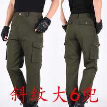 Spring and autumn mens camouflaps Trousers Exterior Army Single Pants Work Pants Outdoor Casual Mens Pants Multi Pocket Twill Working Pants