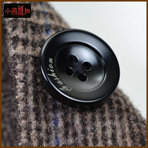 black letter suit button round cashmere coat windbreaker button wild wool sweater cardigan button pants button