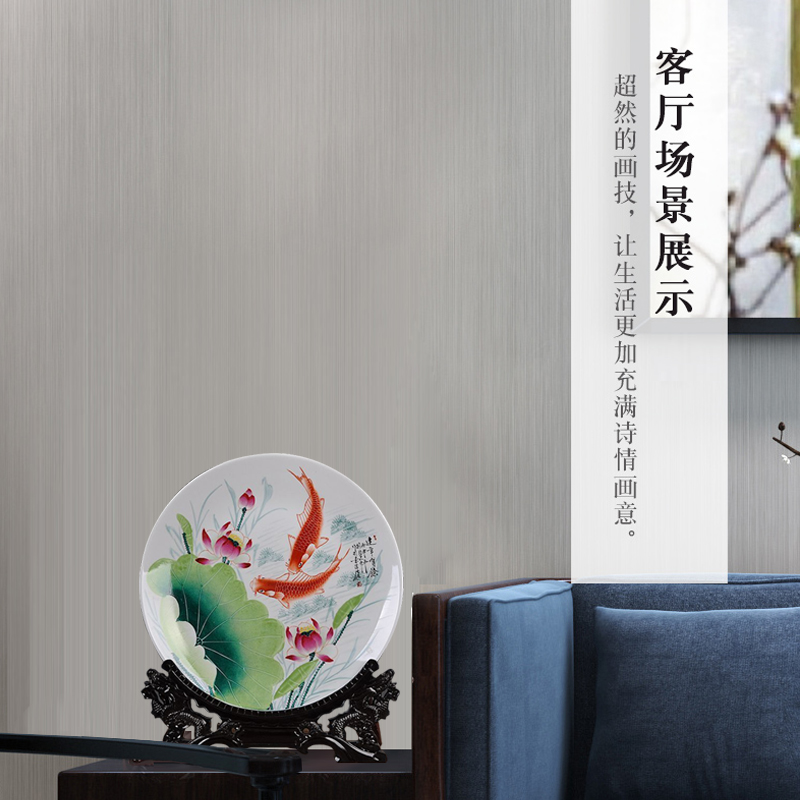 Scene, hang dish jingdezhen ceramics decoration plate of hand - made from the successively more than sit plate handicraft furnishing articles