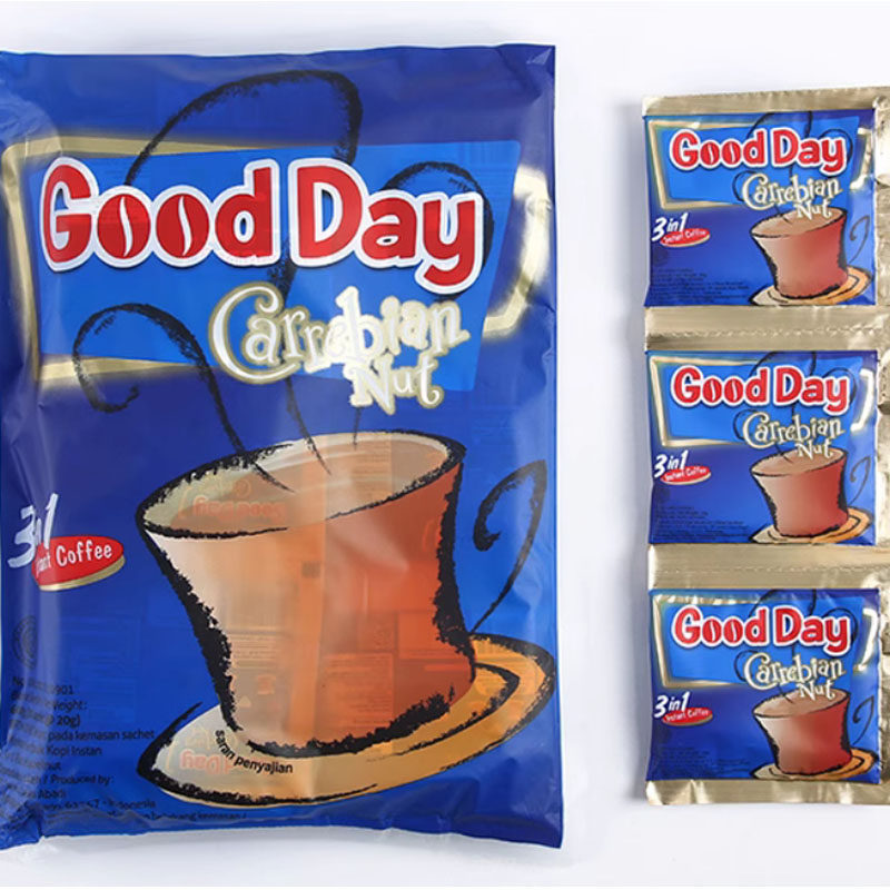 Indonesia's importgoodday three-in-one instant coffee, italian