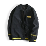 黑劲 Мужская весенняя куртка, бейсбольная форма, съемная шапка с капюшоном, большой размер