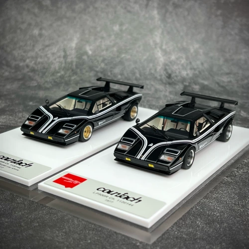 Модель автомобиля Шаша с макияжем MU 1:43 Lamborghini Countach, коллекция Токийского автосалона 1977 года