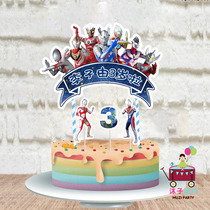 Dijah Altman Boys Birthday Party Decorate Cake Ornaments Custom Name Age Cards