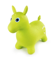 Прыгать монохромный лошадь желтый зеленый цвет