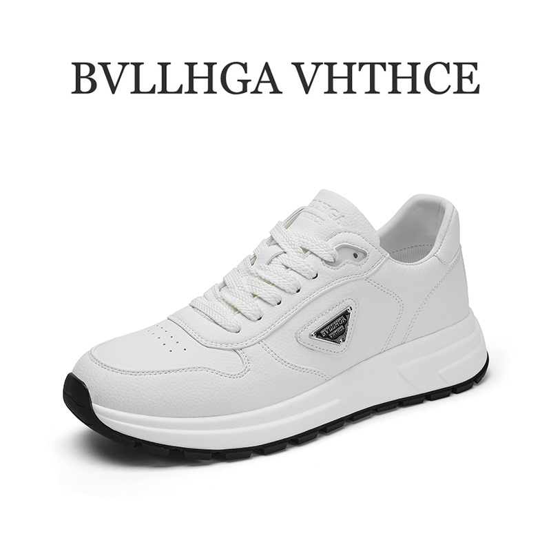 Bvllhga Vhthce Genuine White Men's Shoes 2026 Model Genuine Leather High-End Men's and Women's Sports Casual Shoes Men's Shoes