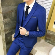 Suit phù hợp với nam giới trang phục công sở bình thường phù hợp với nam giới chuyên nghiệp mặc quần áo thanh niên sửa chữa lớp áo kích thước lớn