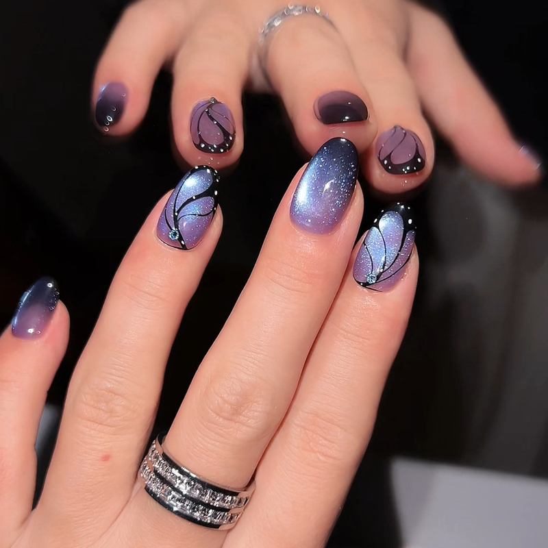 Butterfly Ninja Demon Slayer: Kimetsu No Yaiba Butterfly Ninja Pain Armor Purely Hand-Painted Butterfly Cat Eye Handmade Wearable Armor