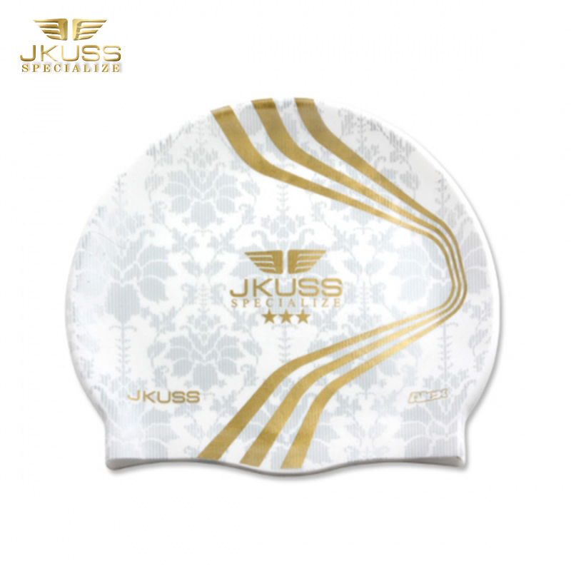 JKUSS Korea Fashion waterproof silicone swimming cap professional swimcap J-02C