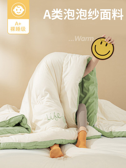 Soy fiber quilt core spring and autumn quilt single machine washable air-conditioned quilt student dormitory winter quilt winter