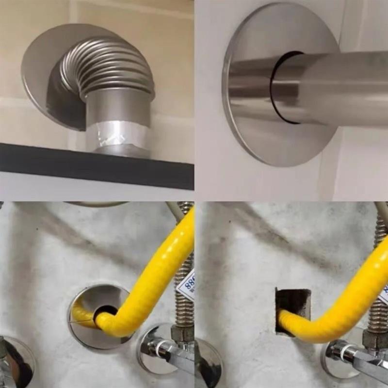 Smoke exhaust pipe smoke exhaust pipe cover ugly lid ventilator smoke exhaust pipe decoration lid central heating pipe glass hole plug hole exhaust lid-Taobao