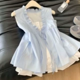 Комплект, летняя милая майка топ без рукавов, размер, городской стиль