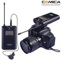 Comug COMICA WM-100 bee SLR wireless microphone collar clip microphone interview chest wheat