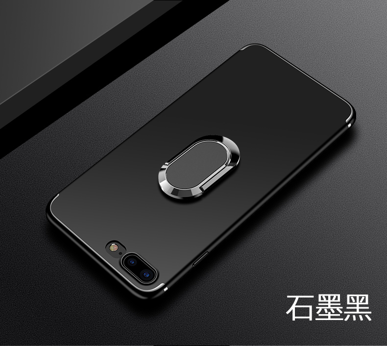 Apple 7plus vỏ điện thoại di động 6splus bộ siêu mỏng iPhone8 mềm silica gel 6s bao gồm tất cả tám xung 8p chống rơi nữ mô hình nam i7 bảy 7p vành đai từ tính vòng thân 8plus sáu - Nhẫn nhan vang