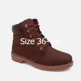 Женские плоские ботинки Martin Boots Big Size 43