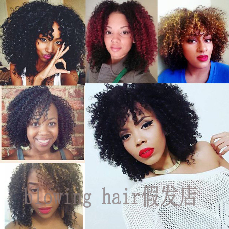 Kinky Curl Twist Marlybob Crochet Braids Hair Extensions