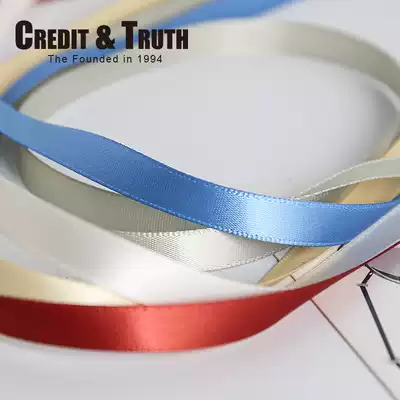 1cm ribbon single side high density baking packing rope plain color ribbon DIY handmade material flower shop solid color ribbon
