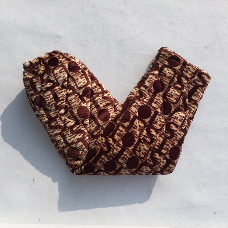 Vận chuyển mùa đông dày san hô lông cừu quilted đồ ngủ nam flannel đồ ngủ giản dị ấm nhà quần quần quần sịp