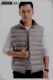 Mùa thu và mùa đông nam xuống áo bông trung niên thanh niên ấm áp áo vest vai dày vest nam trung niên áo vest nam tuổi 50